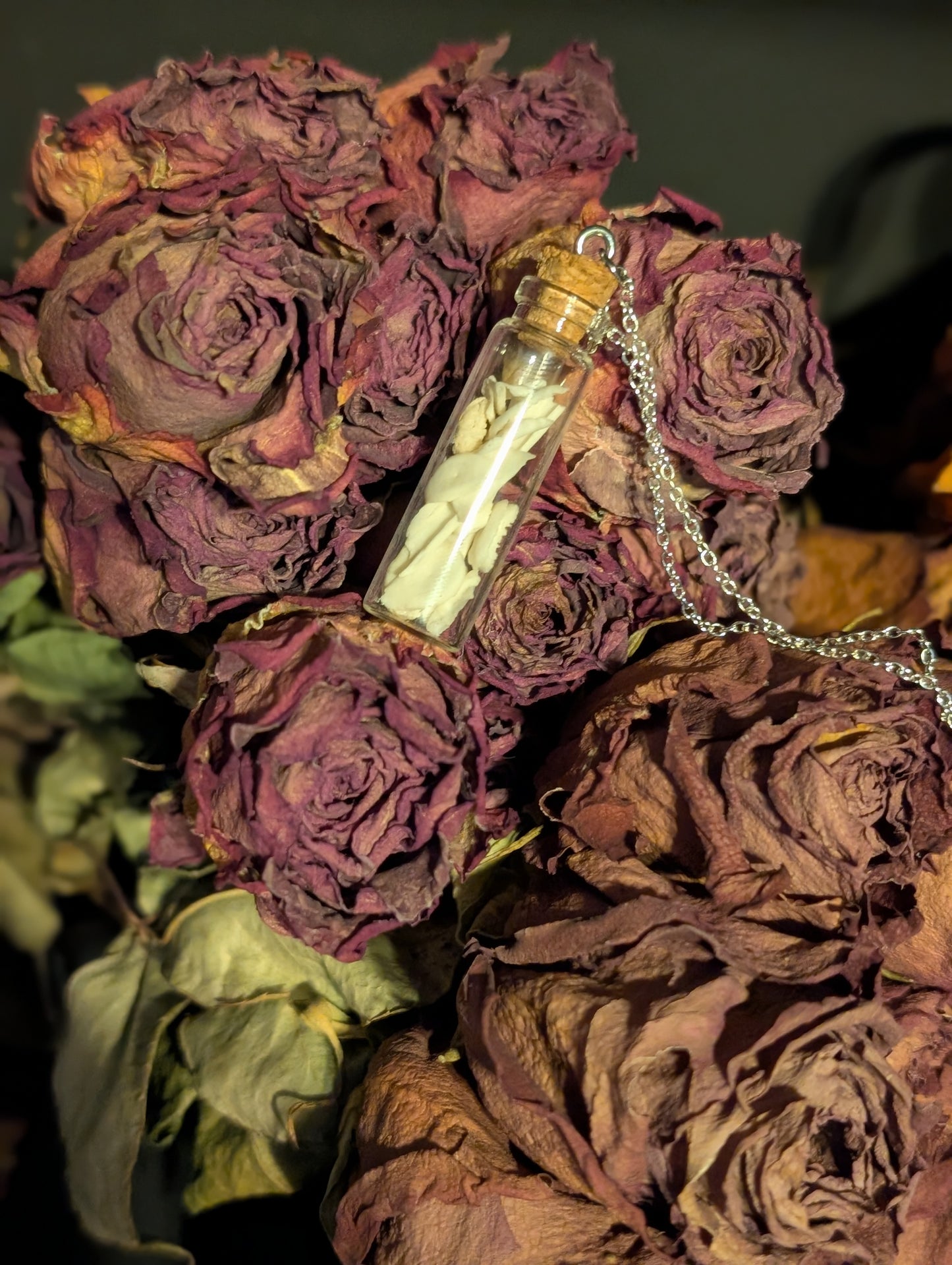 BONE VIAL NECKLACE