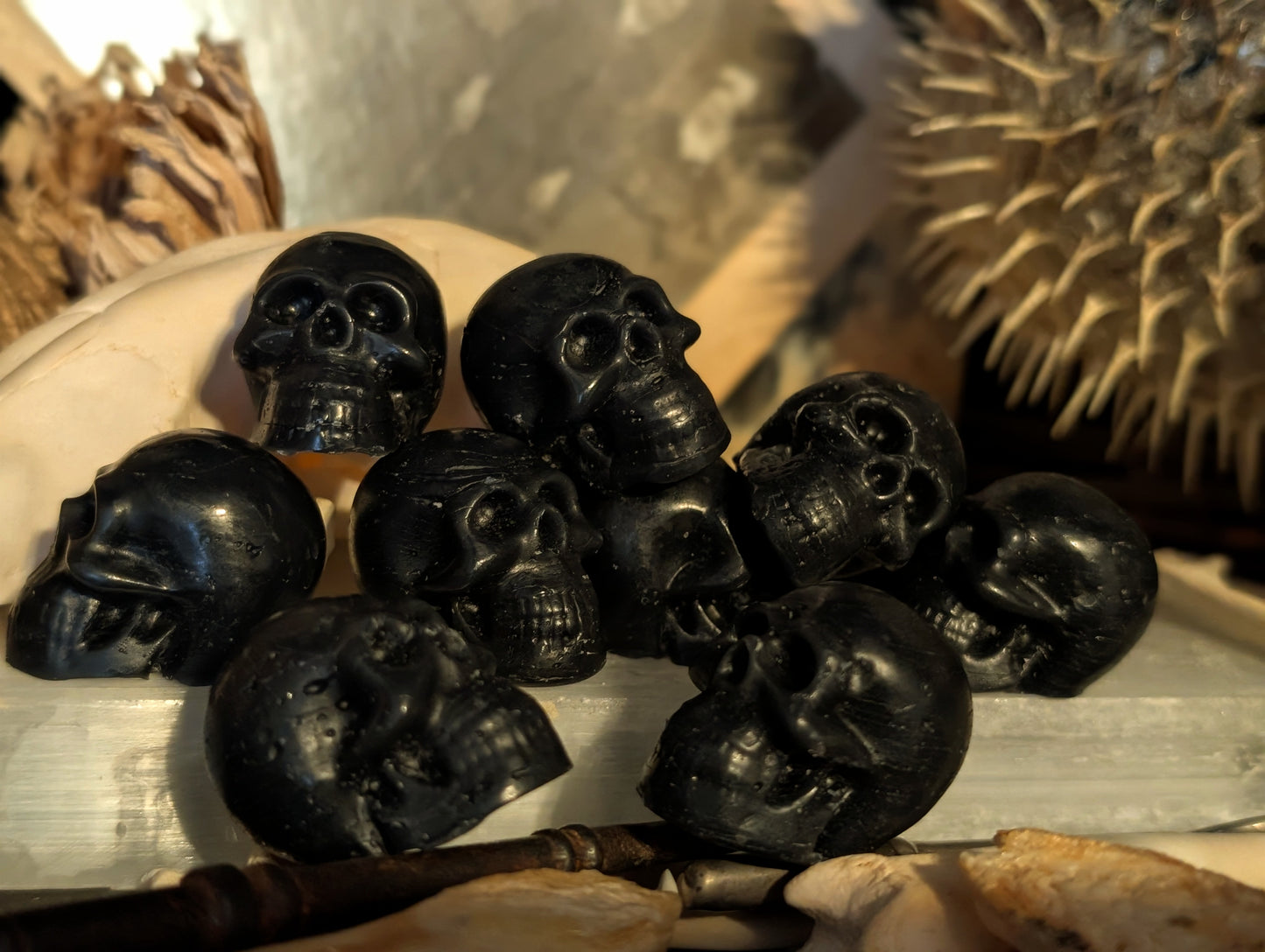 BURIED ALIVE WAX MELT SKULLS