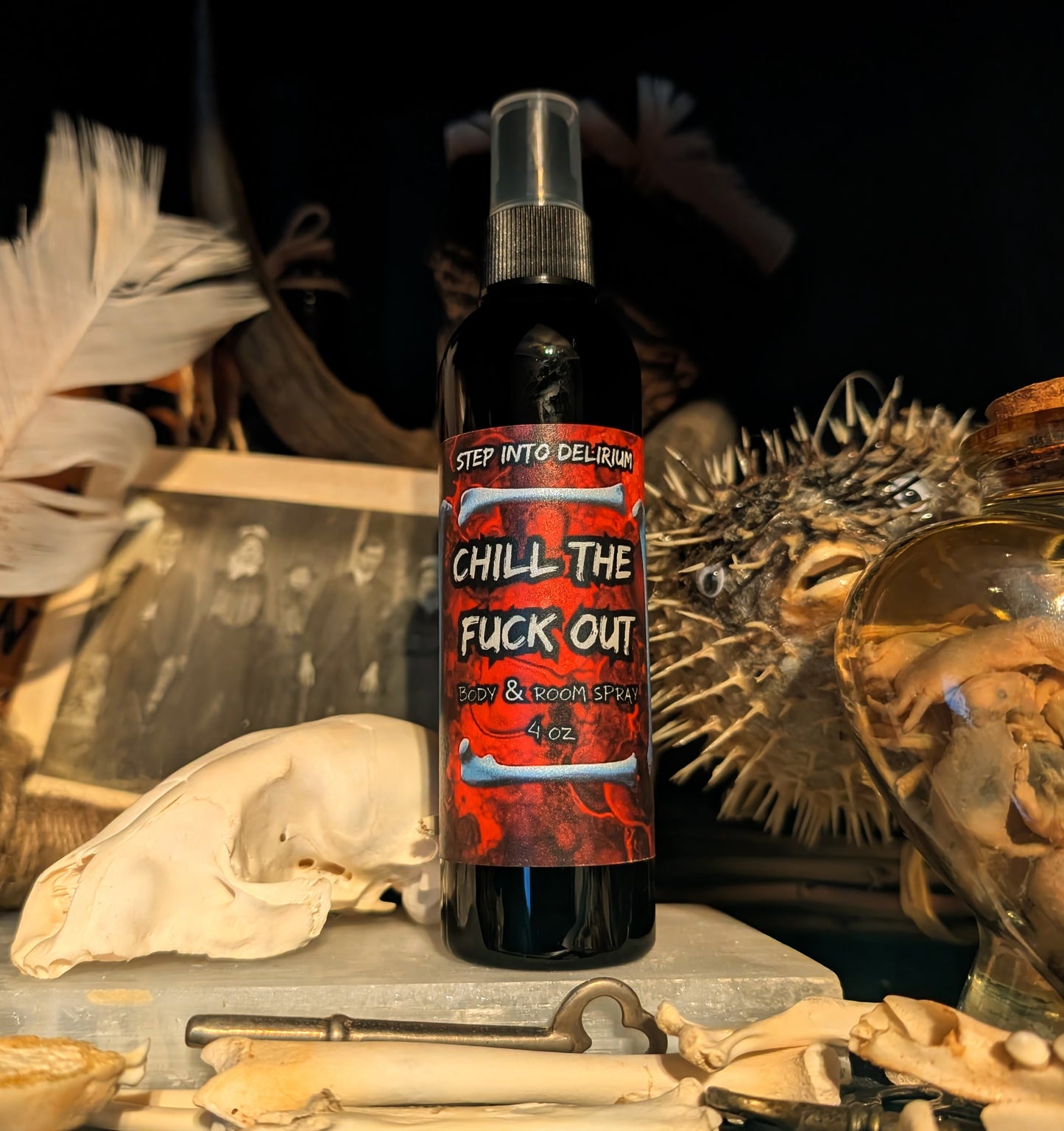 CHILL THE FUCK OUT body spray