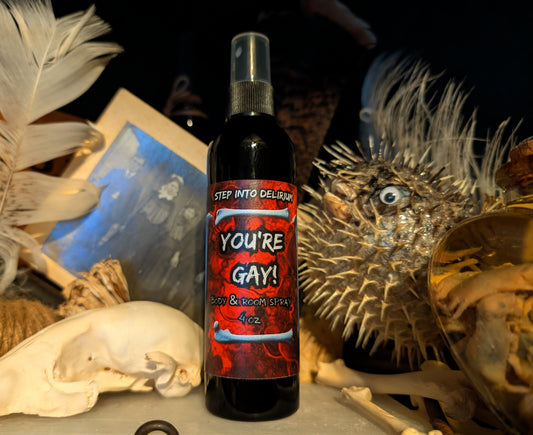 YOU'RE GAY! body spray
