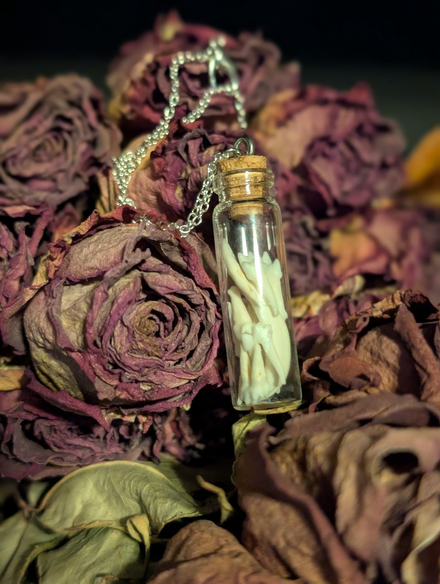 TOOTH VIAL NECKLACE