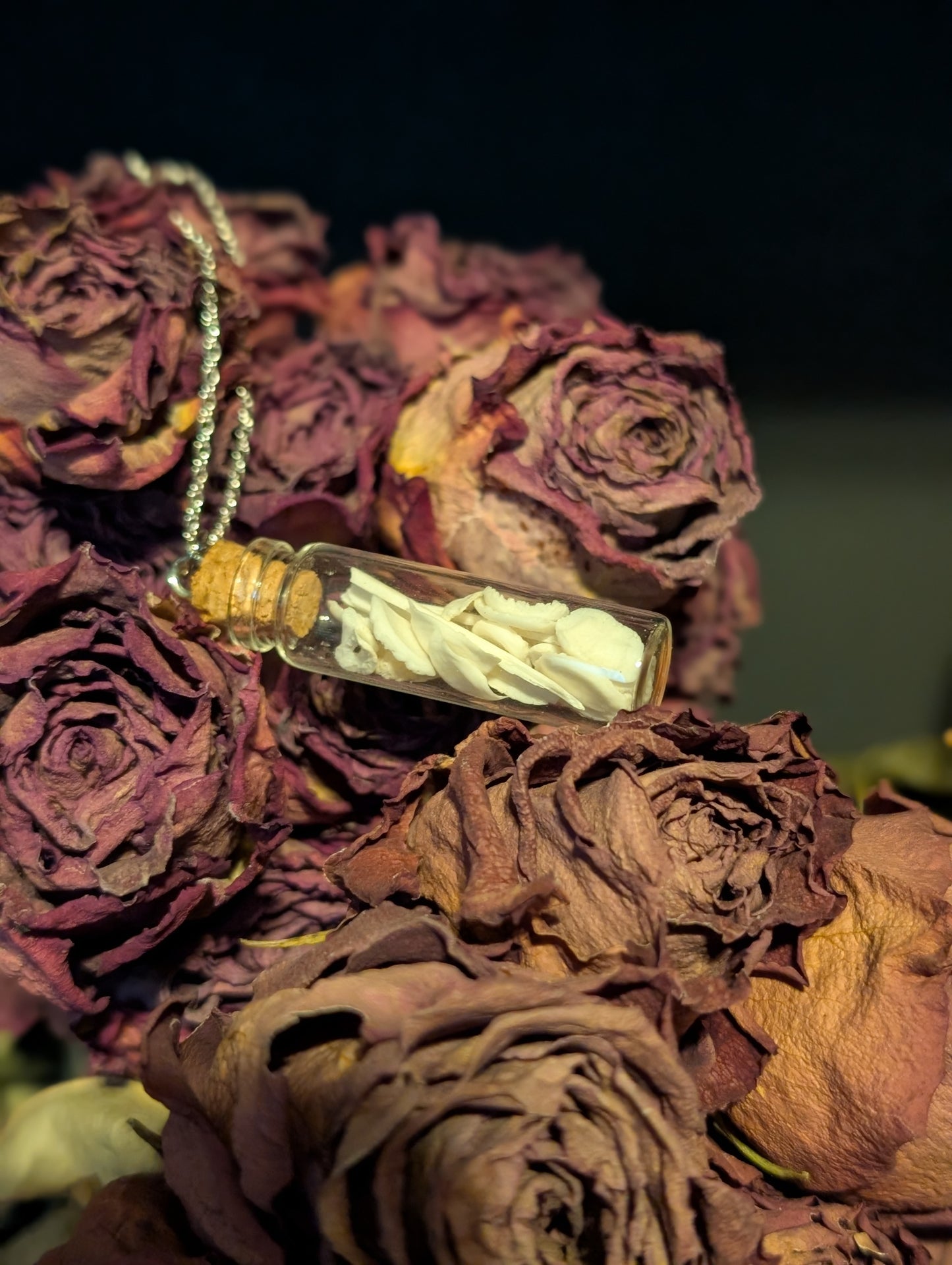 BONE VIAL NECKLACE