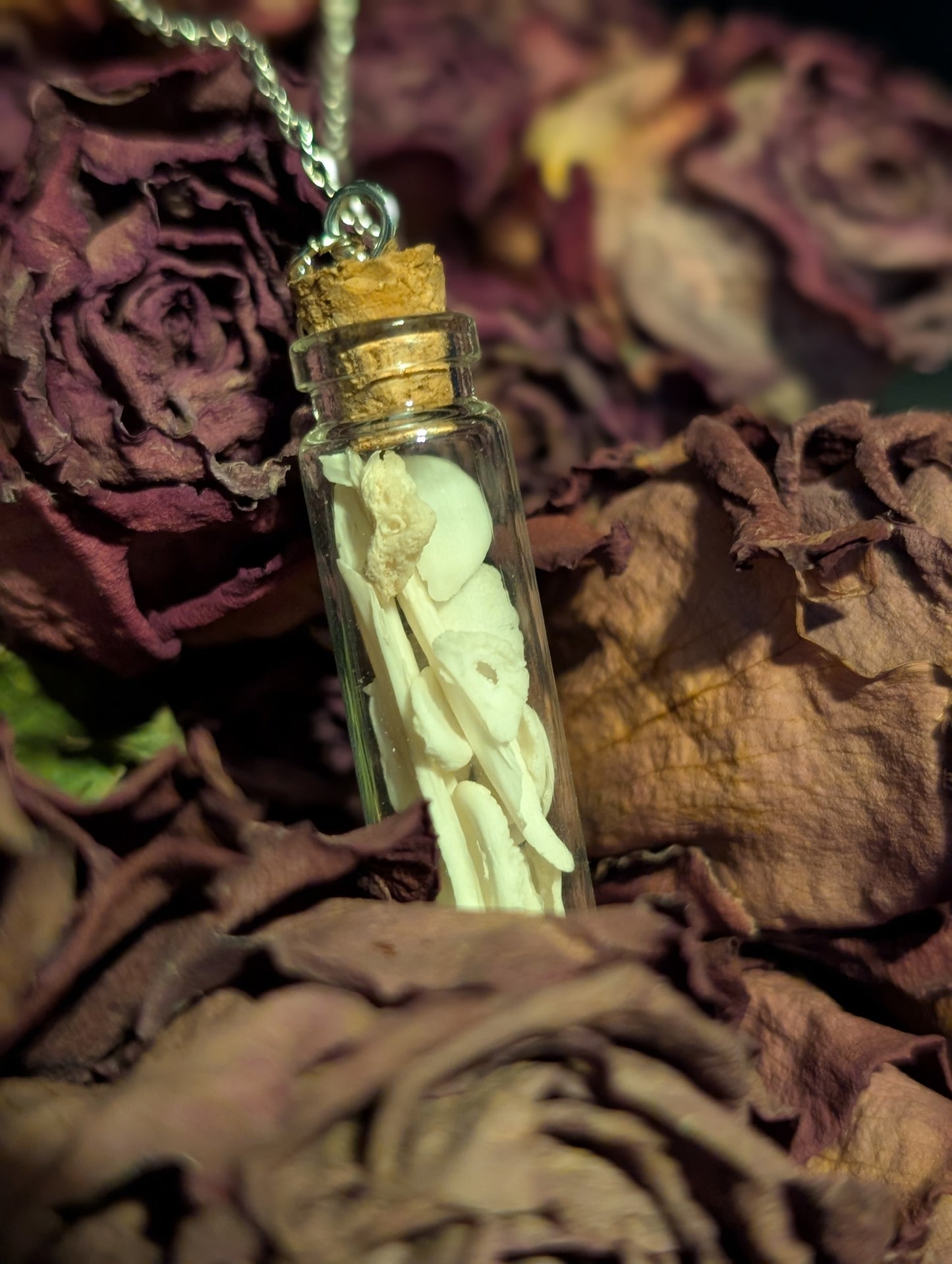 BONE VIAL NECKLACE