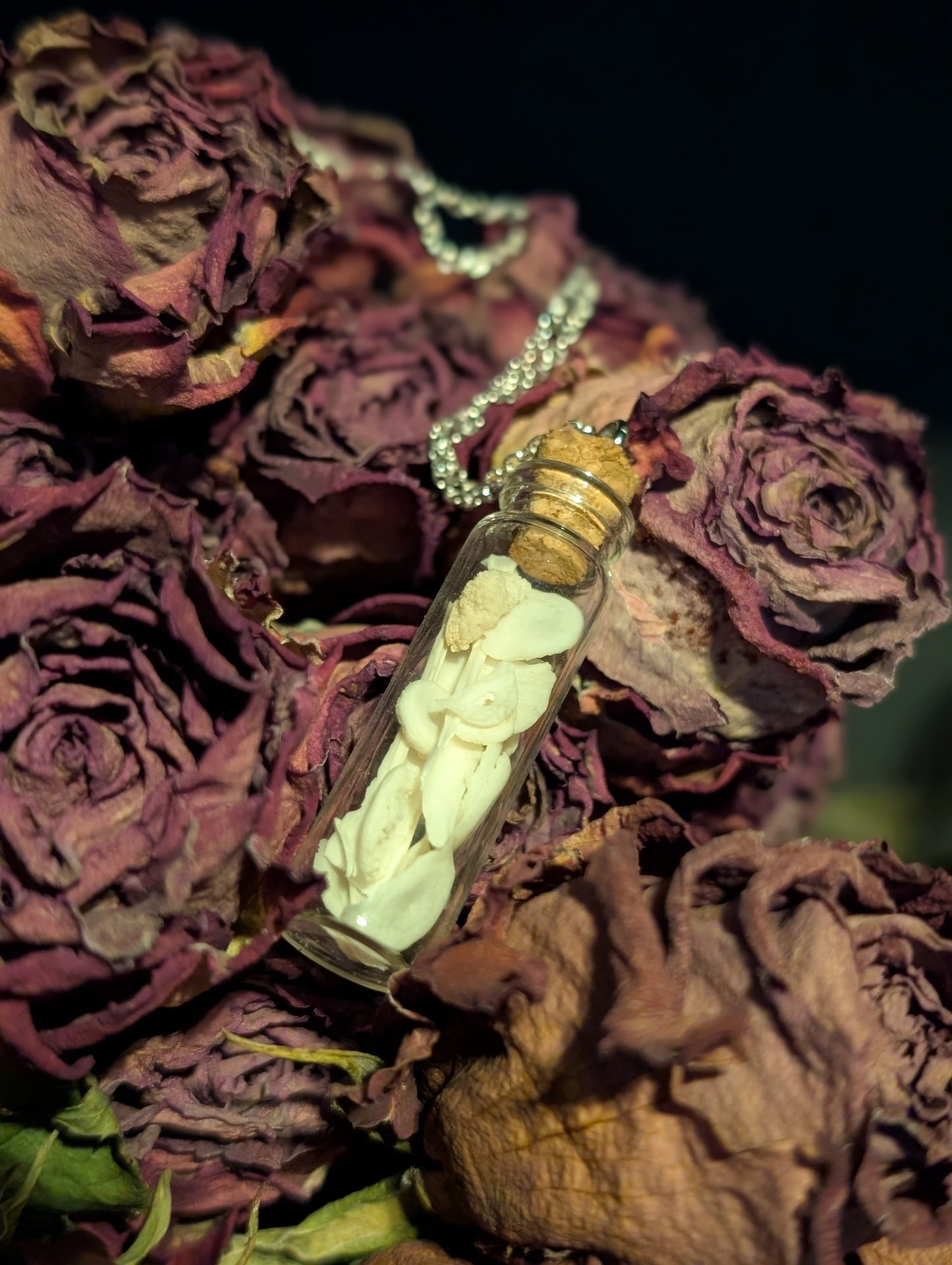 BONE VIAL NECKLACE