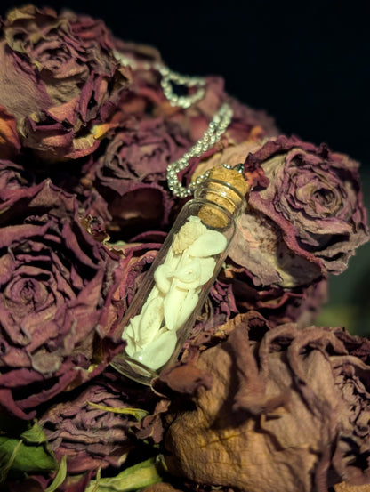 BONE VIAL NECKLACE
