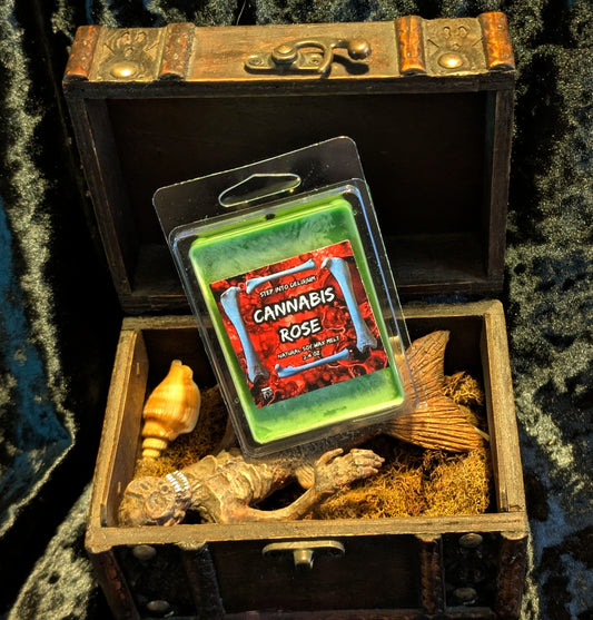 CANNABIS ROSE WAX MELT LARGE