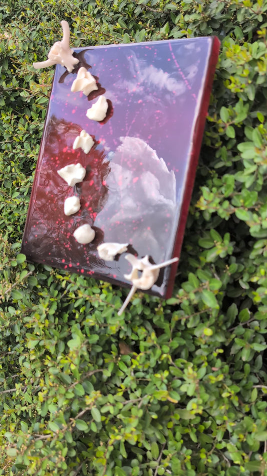 Centipede bone canvas