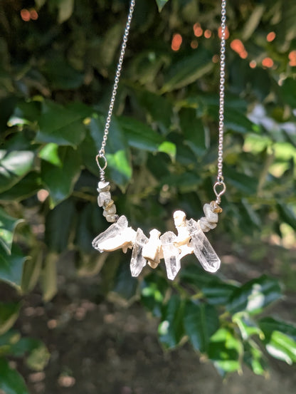Possum Spine Crystal necklace #1