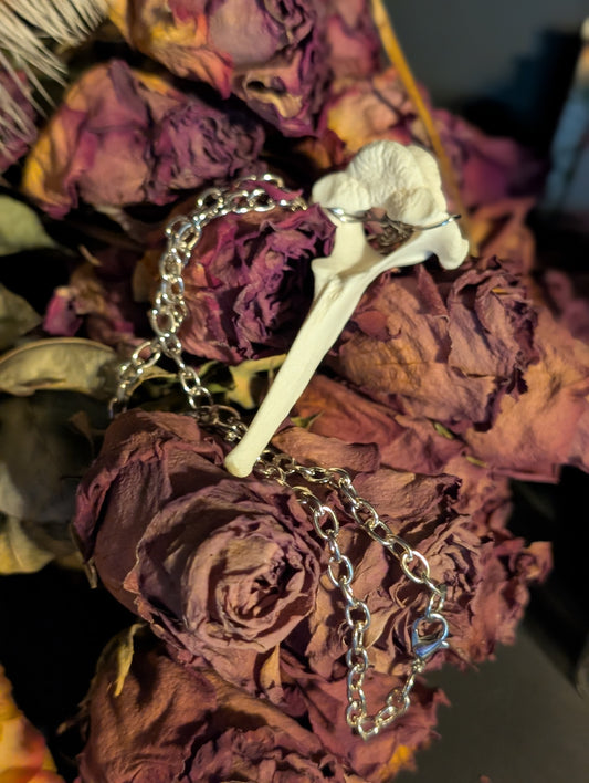 Fawn bone necklace
