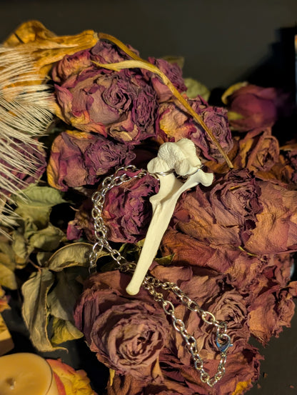 Fawn bone necklace